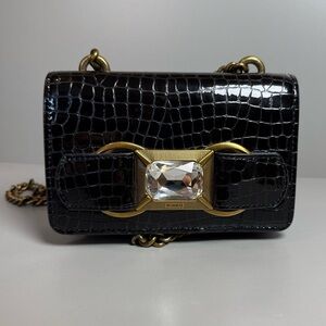 PINKO Crystal-embellished crossbody bag